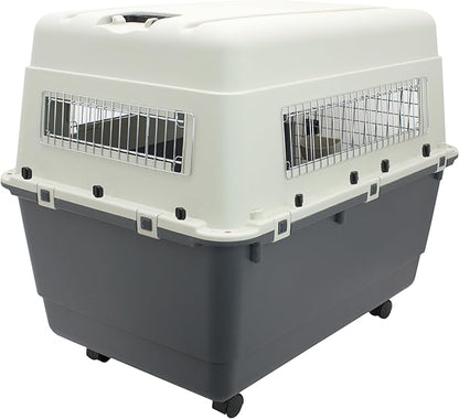 SportPet Designs Plastic Kennels Rolling Plastic Airline Approved Wire Door - Image 3