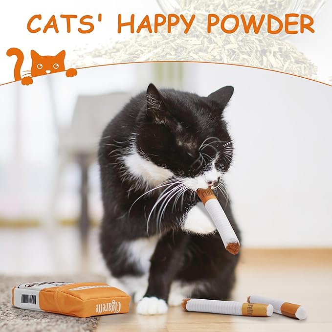 Nocciola Cat Toys, 3 Pack Funny Catnip Toys Filled - Image 4