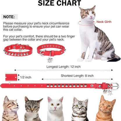Leather Cat Collars for Boy Girl Cats - Image 5