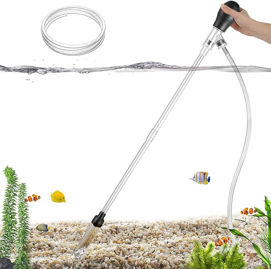 Carefree Fish Aquarium Gravel Cleaner 6Ft Hose Silicone Airbag Fish Tank Water by CarefreeFish