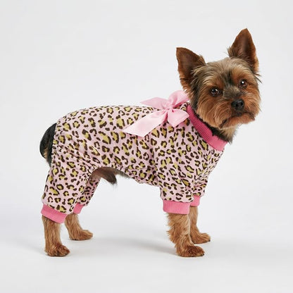Fitwarm Leopard Dog Pajamas, Fleece Dog Clothes - Image 4