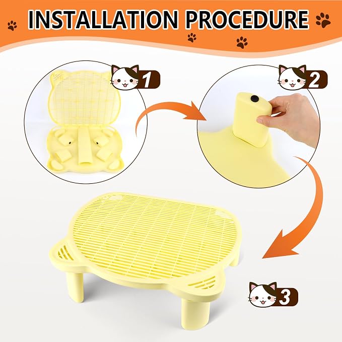 Adjustable Cat Ramp Litter Box Step Double Layer - Image 4
