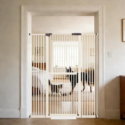 Lumizone Extra Tall Cat Gate 61.02" High Pressure Mounted Extra Wide by Lumizone