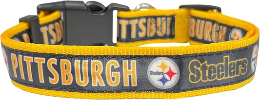 Pets First NFL Pittsburgh Steelers Licensed PET COLLAR, Small - Image 2