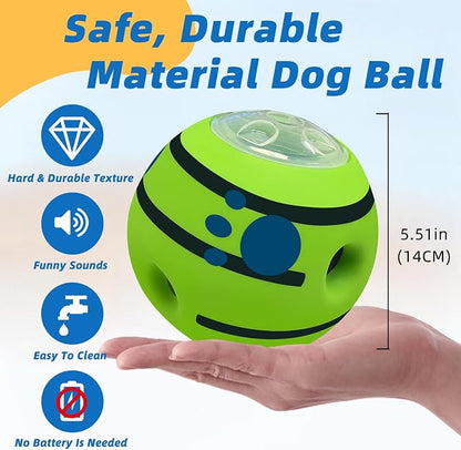 Interactive Puzzle Dog Treat Ball, Treat Dispensing Enrichment Dog Toys Ball - Image 4