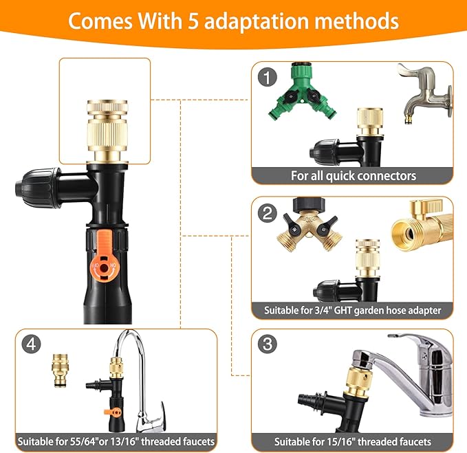 Gravel Vacuum for Aquarium Water Changer Fish Tank Cleaning Tools, Siphon - Image 4
