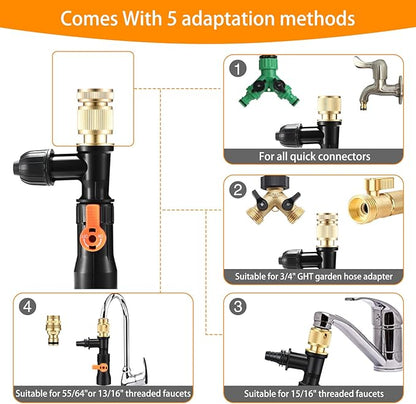 Gravel Vacuum for Aquarium Water Changer Fish Tank Cleaning Tools, Siphon - Image 4