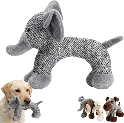 Linen Safari Companions, Squeaky Dog Chew Animals, by Unknown