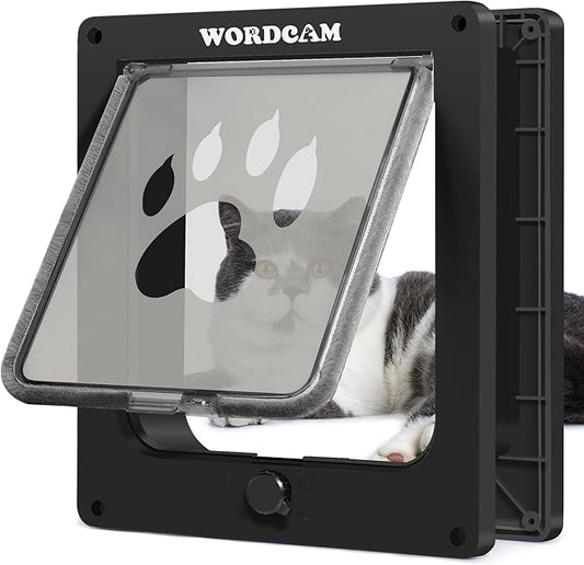 Wordcam X-Large Cat Door, Strong Cat Door by Wordcam