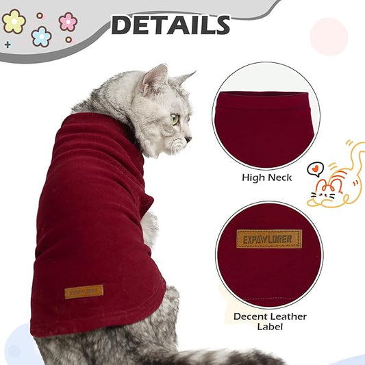 EXPAWLORER Soft Cat Sweater - Image 2