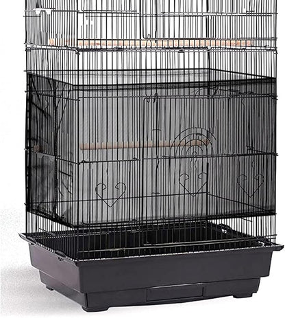 Shappy Large Bird Cage Seed Catcher, Bird Cage Cover Net Skirt Guard, by Shappy