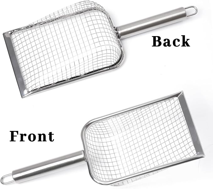 SUMERSHA Cat Litter Scoop Stainless Steel Mesh Scooper - Image 5