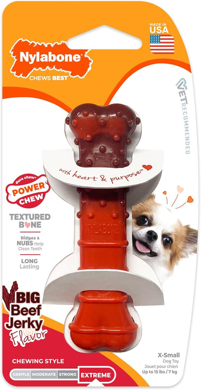 Nylabone Textured Bone Power Chew Toy - Image 8