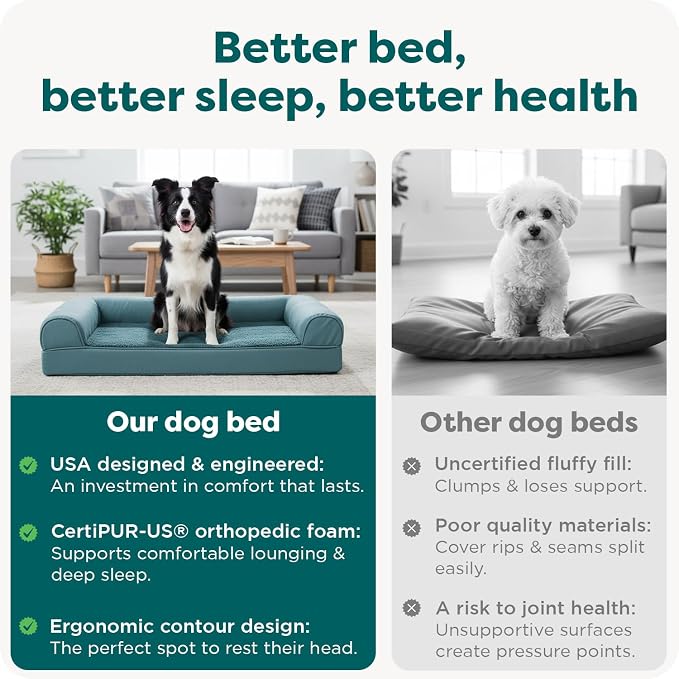 Furhaven Orthopedic Dog Bed for Large/Medium Dogs w/ Removable Bolsters & - Image 7