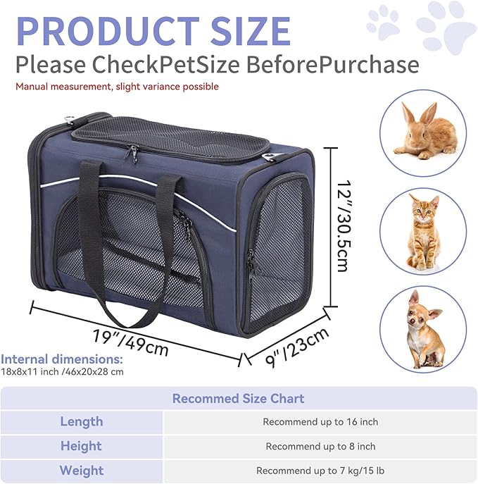 Petsfit Airline Approved Pet Carrier - Image 2