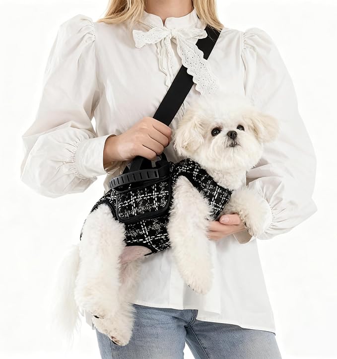 Dog Lift Harness Dog Carrier Adjustable Breathable Vest Straps - Image 9