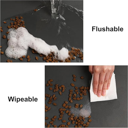 YCT Cat Food Mat for Pet Dog Food Mat, Cat Mat for Food and Water, Cat Feeding - Image 5