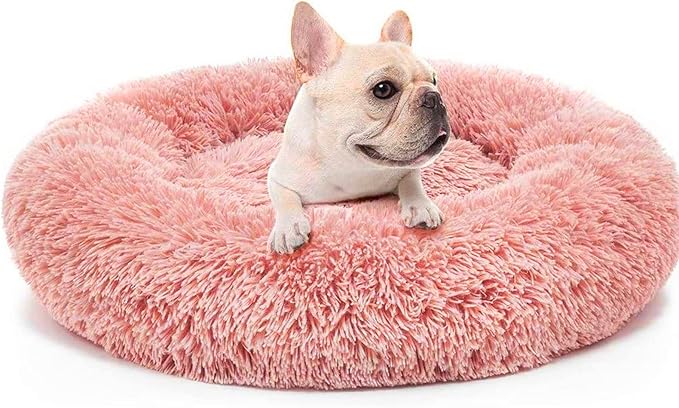 Nisrada Dog Bed for Small Medium Large Dogs, 27 inch Calming Dogs Bed, by Nisrada