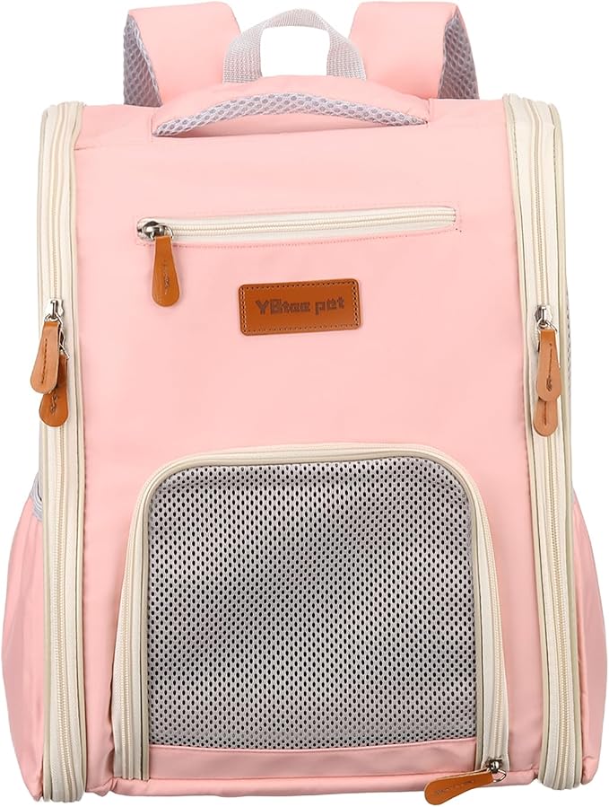 Pet Backpack Carrier, Portable and Ventilated, Oxford Cloth, Dogs Cats and by Unknown