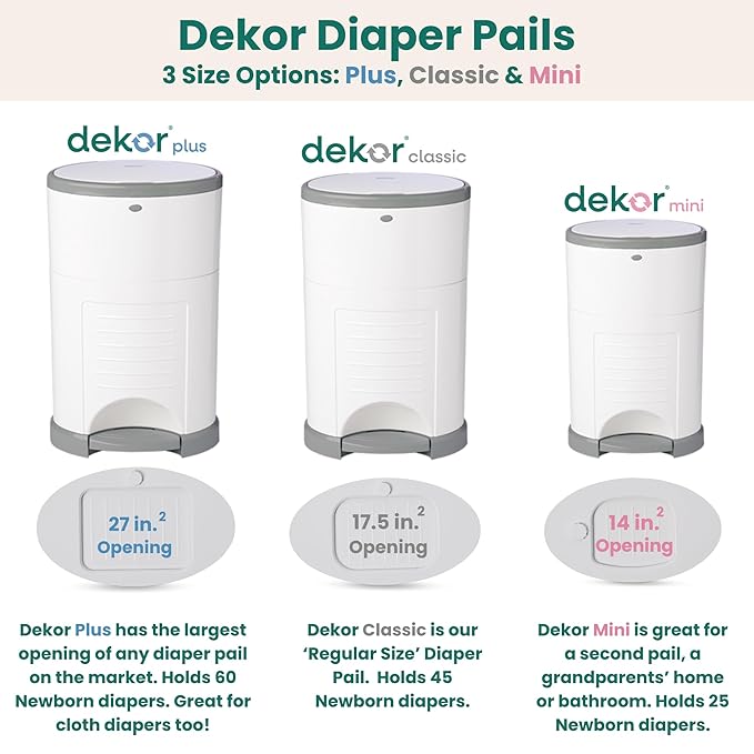 Diaper Dekor EKO MINI Diaper Pail, ONLY Eco-Friendly Diaper Pail Made - Image 5