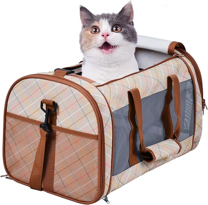 Soft-Sided Kennel Pet Carrier for Small Dogs, Airline Approved Cat Carriers Dog by GOOPAWS