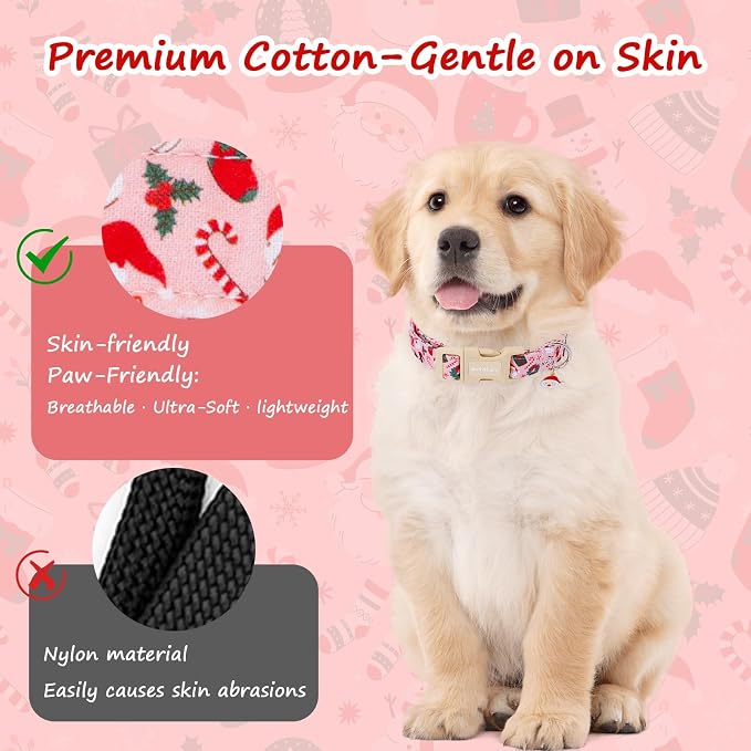 Christmas Dog Collar, Soft Winter Dog Collars - Image 4