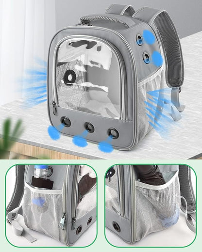 Guinea Pig Carrier Backpack, Portable Small Pet Travel Carriers - Image 5