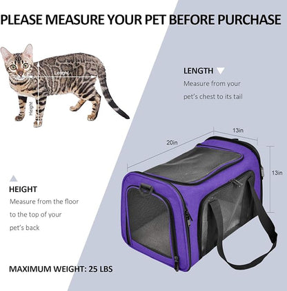 Henkelion Large Cat Carriers Dog Carrier Pet Carrier - Image 4