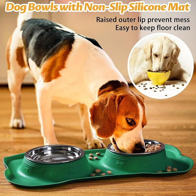 Hubulk Pet Dog Bowls 2 Stainless Steel Dog Bowl - Image 6