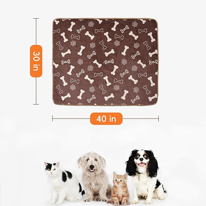 Waterproof Dog Blankets Pet Blanket, Soft Fluffy Sofa Car Bed Protector - Image 2