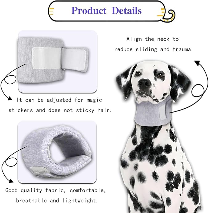 Cat Cone Collar for Pet with Spinal IVDD Issues After Surgery Recovery - Image 3