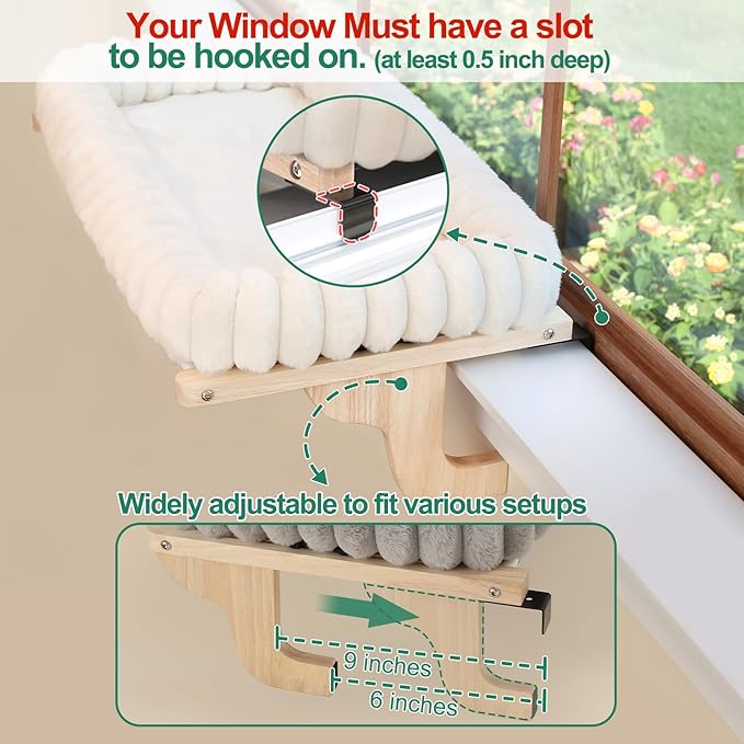 Zakkart SnugCloud Cat Window Perch - Image 5