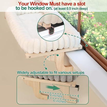 Zakkart SnugCloud Cat Window Perch - Image 5