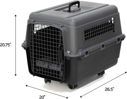 SportPet Airline Compliant MEDIUM 24.25" Travel Dog Kennel-Durable Plastic - Image 3