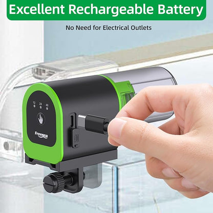 FREESEA Automatic Fish Feeder for Aquarium: Small USB Rechargeable Vacation - Image 7