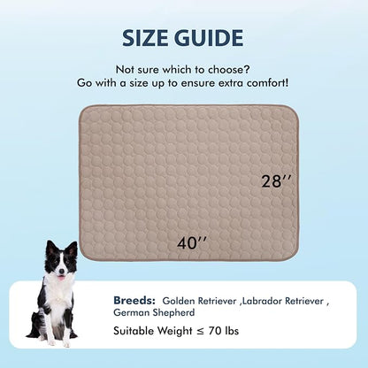 MICROCOSMOS Summer Cooling Mat & Sleeping Pad- Water Absorption Top, Easy Carry - Image 7