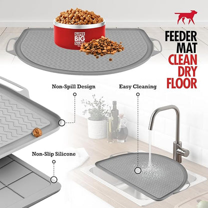 Tuff Pupper 26x21 Large Waterproof Pet Feeding Mat | Designed - Image 2
