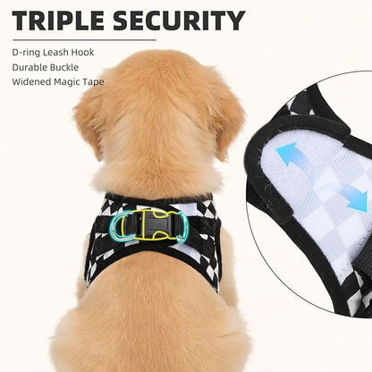 PUPTECK Adjustable Dog Harness Collar and Leash Set Step in No Pull Pet Harness - Image 4