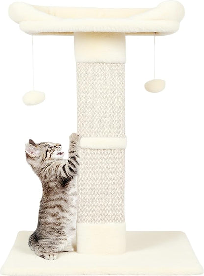 34" Cat Scratching Post for Indoor Cats, Sisal Cat Scratcher by Runske