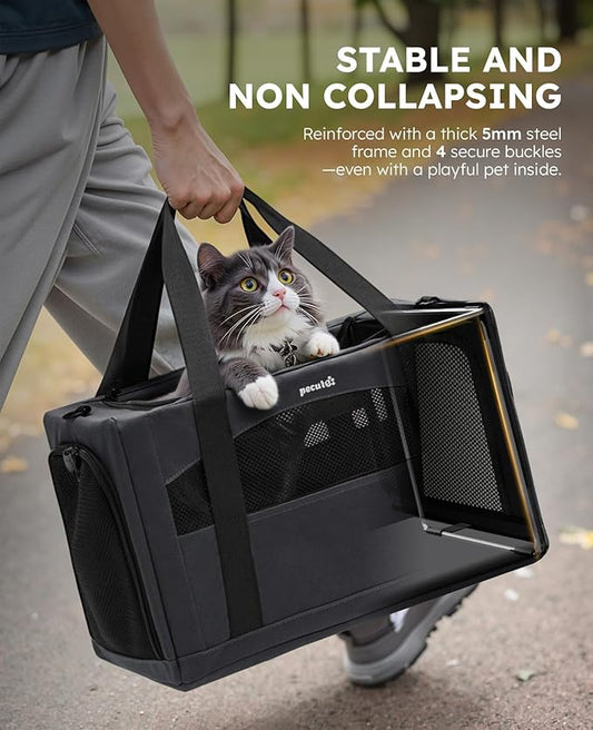 Pecute Cat Carrier Stable XL, Pet Carrier Breathable and Portable, Cat Carriers - Image 2