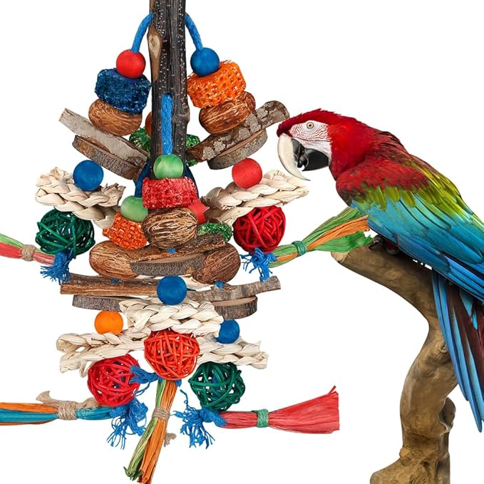 Bird Toys, Parrot Toys Exciting Chewing Fun by BBjinronjy