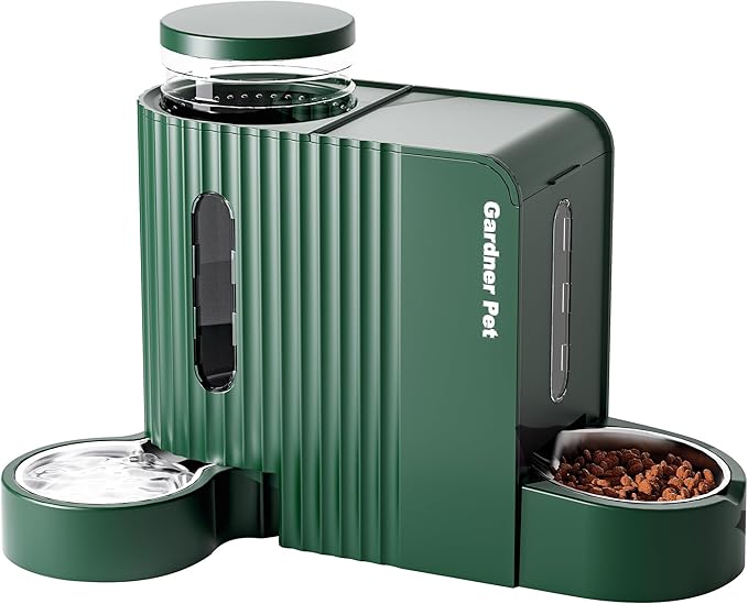 Gardner Pet Automatic Gravity Pet Feeder, 0.8 Gallons*2 Dog Feeder and Water by GardnerPet