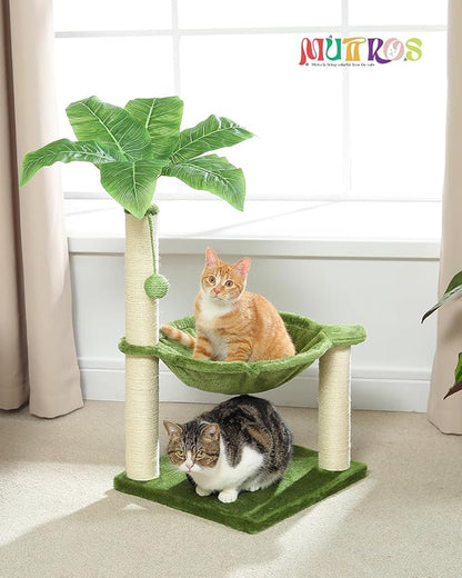 Small Cat Tree, Large Hammock and Dangling Ball - Image 2
