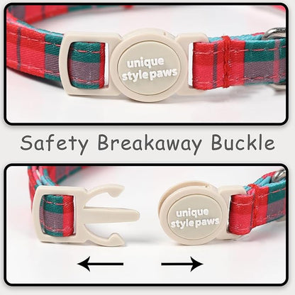 Unique style paws 2 Pack Christmas Kitten Collar Breakaway - Image 3