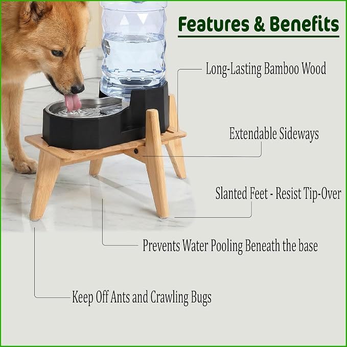 Dog Water Bowl Dispenser Stand - Image 6