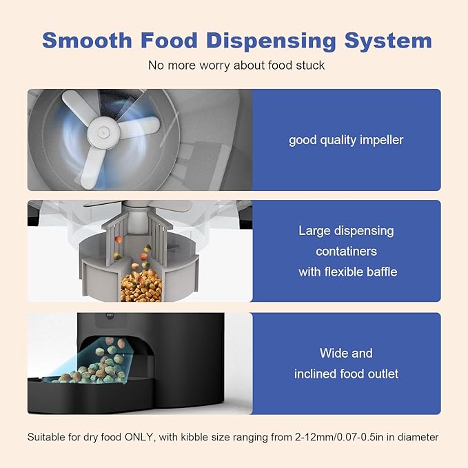 2.4G Automatic Cat Feeder, Cat Food Dispenser - Image 7