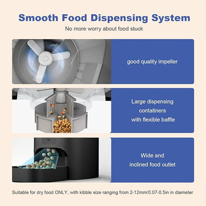 2.4G Automatic Cat Feeder, Cat Food Dispenser - Image 7