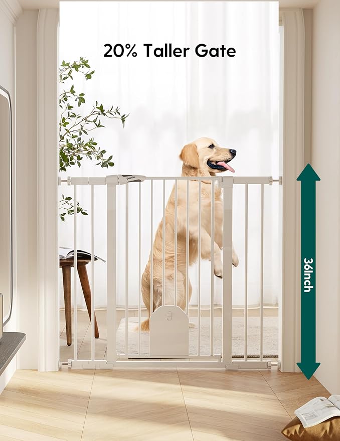 Babelio 36" Tall Auto Close Baby Gate - Image 2