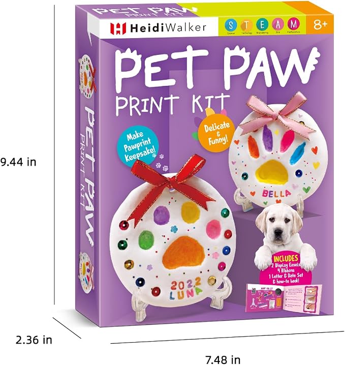Eggbox Pet Paw Print Impression Kits - Image 6