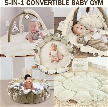 Little Dove 5-in-1 Convertible Baby Play Gym - Image 2